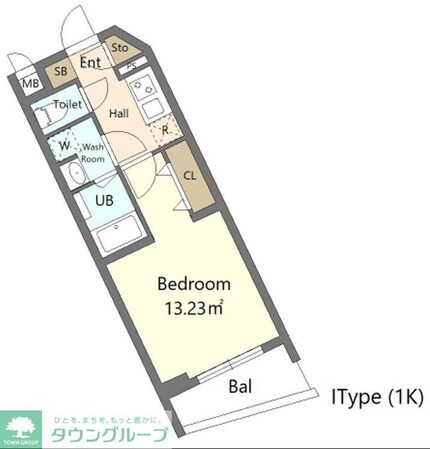 Alivis新江古田の物件間取画像